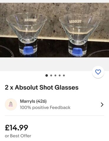 Čaše: Case nove Absolut za zestoko pice Rastal Nemacka. Case komada 6 i — 15