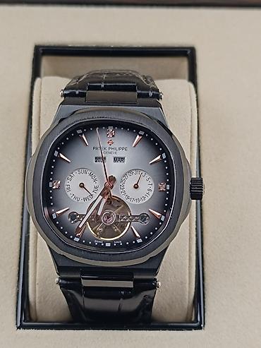 Qol saatları: Yeni, Qol saatı, Patek Phillipe, rəng - Qara — 13