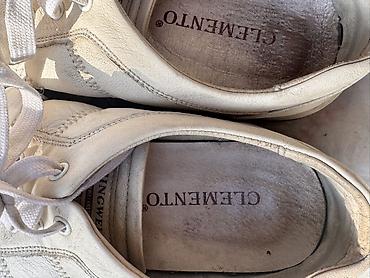 Кроссовки и спортивная обувь: Белые кожаные кеды CLEMENTO. CABANI оба 44 размер состояние отличное ( — 4