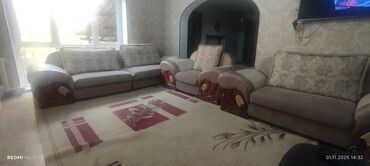 стенки в зал: Ашкана үчүн жумшак бурчек, Колдонулган, Өзү алып кетүү, түсү - Саргыч боз