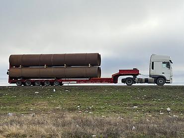 Низкорамный трал для перевозки тяжёлой и крупногабаритной техники