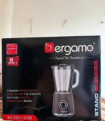 Bergamo Stand Blender – model BG-SB3116DSB - 2 sürət + Pulse