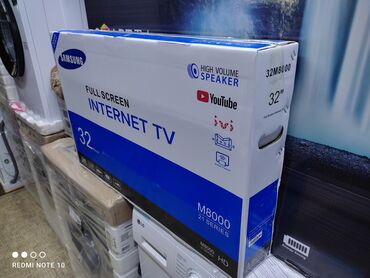 Телевизоры: Телевизор Samsung 32 дюймовый ресивер встроенный, с интернетом