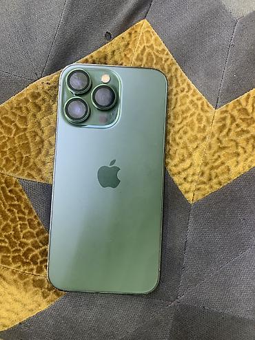 iphone 121: IPhone 13 Pro, Б/у, 128 ГБ, Alpine Green, Защитное стекло — 1