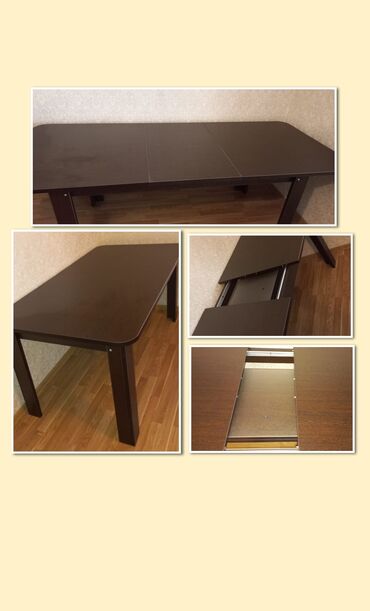 açılan masa modelleri: Qonaq masası, İşlənmiş, Açılan, Dördbucaq masa