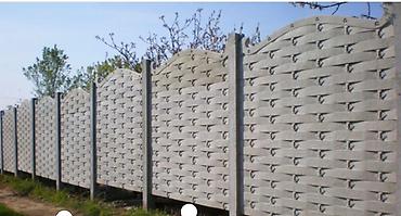 Бетонные еврозаборы: Эвро забор с установкой кепилдик жана орнотуу - Материал — 15
