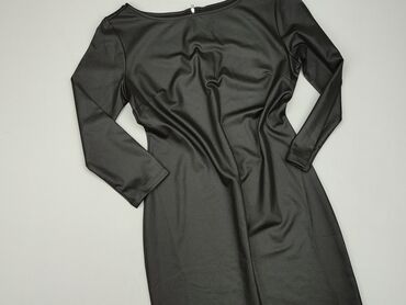 sukienki wieczorowa midi czarna: Dress, L (EU 40), condition - Perfect