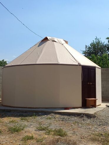 Боз үйлөр сатылат: Боз үйлөр сатылат, Каркасы Жыгач, 75 баш, Диаметри 5.5 метр