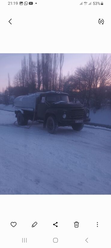 Другие автоуслуги: Таза суу ташуу кызматы.
доставка питевой воды.
8 тонна.
по городу Ош