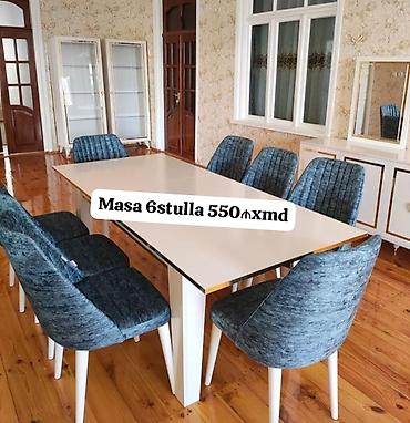 tək stol: Mətbəx/Qonaq otağı üçün yemək dəsti Komplekt: - 1 ədəd düzbucaq — 1