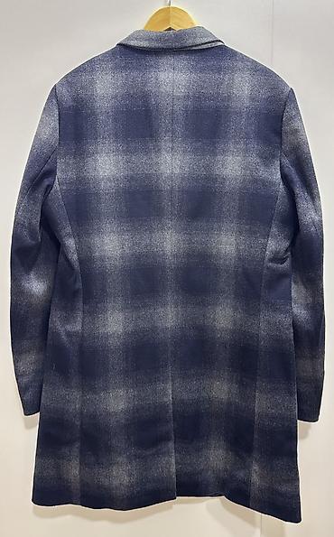 deri kurtkalar kisi ucun: Palto, Zara, XL, rəng - Boz — 2