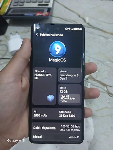 duymə kamera: Honor X9b, 256 GB, rəng - Qara, İki sim kartlı — 7