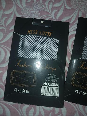 alt geyimi: Miss Lotte Fashion Stockings – tor naxışlı qadın corabları - Model — 3