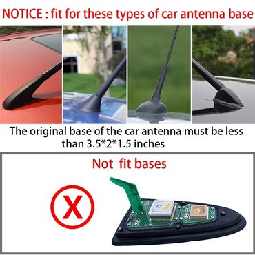 Audio oprema za auto: NOVO- Shark ( Ajkula) Auto FM Radio Krovna Antena Boja: Crna, Plava — 19