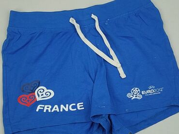 niebieska bluzki z krótkim rękawem: Shorts, XS (EU 34), condition - Good