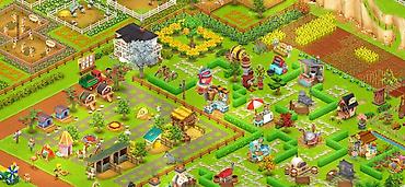 Dizayn, layihə: Hay Day oyununda orta səviyyədə qurulmuş ferma dizaynı/sxemi - Tam — 3