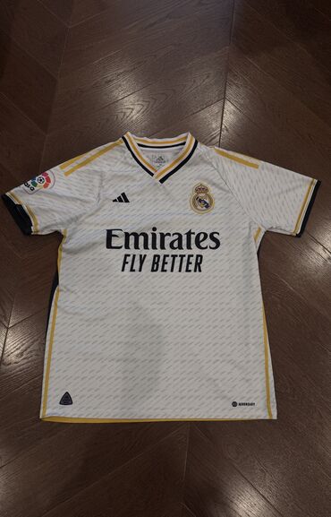 Futbolkalar: Futbolka, Adidas, M (EU 38), rəng - Ağ