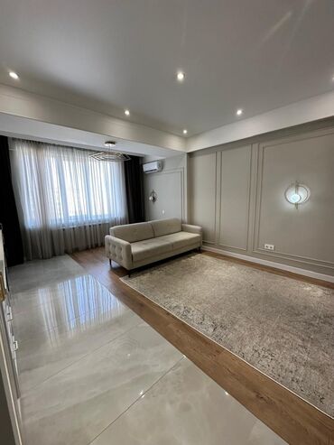 квартира ош аренда долгосрочная: 3 комнаты, 77 м², Элитка, 7 этаж, Дизайнерский ремонт