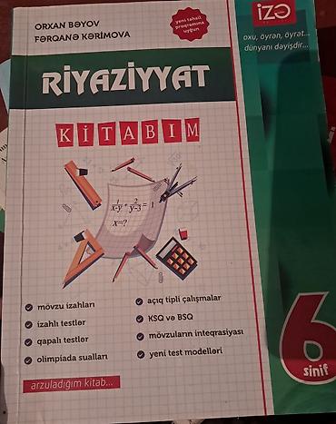 математика 6 класс e derslik: Məhsul: “Riyaziyyat Kitabım” – 6-cı sinif Müəlliflər: Orxan Bəyov — 1
