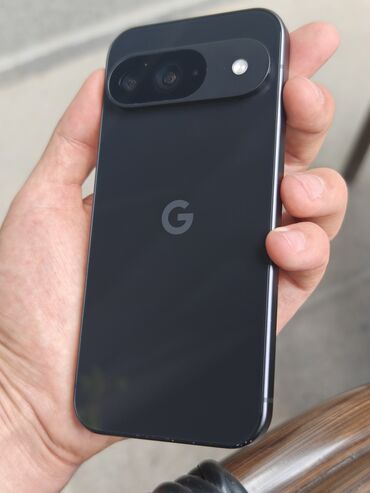 скупка телефонов дорого: Google Pixel 9, Б/у, 128 ГБ, цвет - Черный, 2 SIM, eSIM