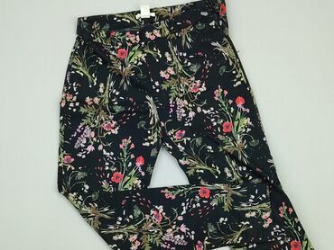 sukienki w drobne kwiaty: Material trousers, H&M, S (EU 36), condition - Very good