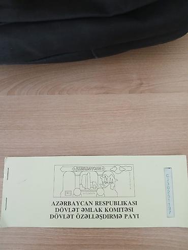 rəsim seti: Dövlət Özəlləşdirmə Payı (vauçer kitabçası) - “Azərbaycan — 2