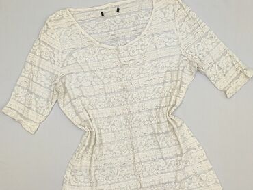 bluzki z bufiastymi rękawami allegro: Women's blouse, size S (EU 36)