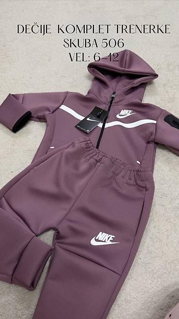 nike roze papuce: Dečiji komplet trenerke – SKUBA 506, veličine 6–12. - Dvoddelni set — 5