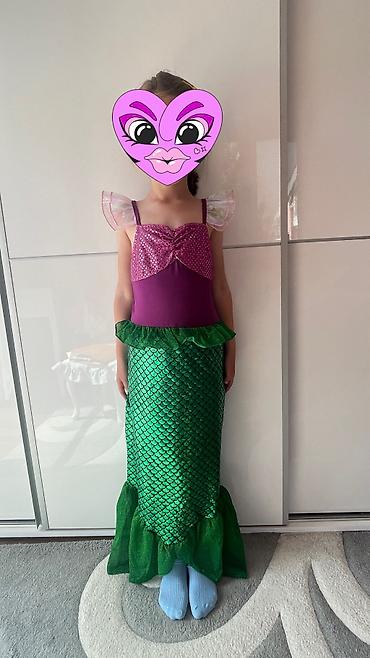 pantera haljine: Dečiji kostim male sirene ARIEL 130 cm NOVO Kostim nije za plivanje — 1