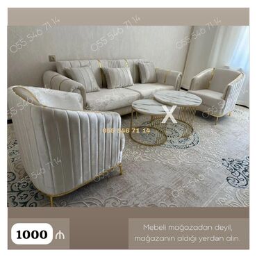 Divan və kreslo dəstləri: Yeni, Divan, 2 kreslo