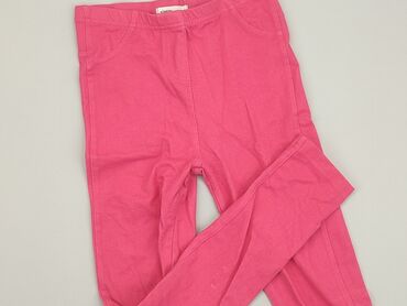 letnia sukienka pudrowy róż: Leggings for kids, SinSay, 9 years, 128/134, condition - Good