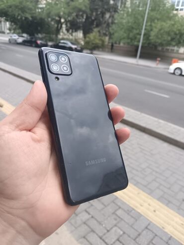 Samsung: Samsung Galaxy A22, 64 GB, rəng - Qara, Zəmanət, Barmaq izi, İki sim kartlı