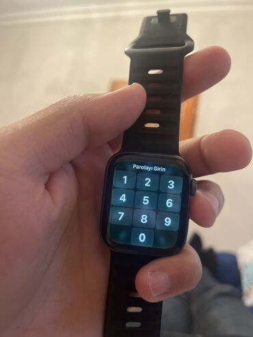 Smart saatlar: İşlənmiş, Smart saat, Apple, Аnti-lost, rəng - Boz