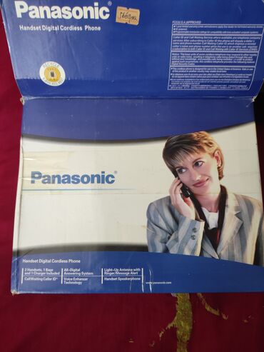 işlemiş telefonlar: Stasionar telefon Panasonic, Simli, İşlənmiş, Pulsuz çatdırılma