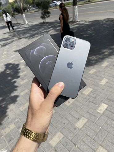 ucuz iphone 12: IPhone 12 Pro, 128 GB, Matte Space Gray, Face ID