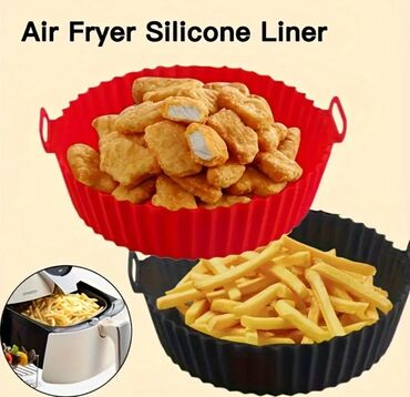 Mətbəx aksesuarları: Qızartma üçün silikon laynerlər, hava fritözlərində istifadə üçün