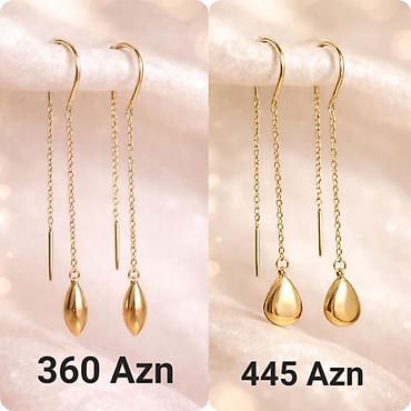 Sırğa, Sarı qızıl, 585 Əyar, 2 g, Ünvandan götürmə lalafo.az -da Sırğa, Sarı qızıl, 585 Əyar, 2 g, Ünvandan götürmə