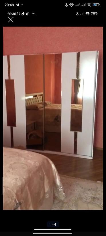 taxt doşəyi: Yataq mebeli dəsti (2 nəfərlik taxt + Matras + Şfoner + 2 Tumba + — 2