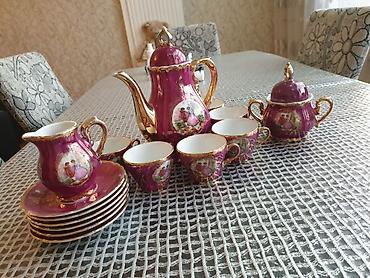 cay: Çay dəsti, rəng - Çəhrayı — 2
