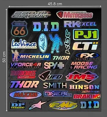 Tuning oprema: Hologramske nalepnice sponzori did thor michelin - 2453 📌 opis — 1