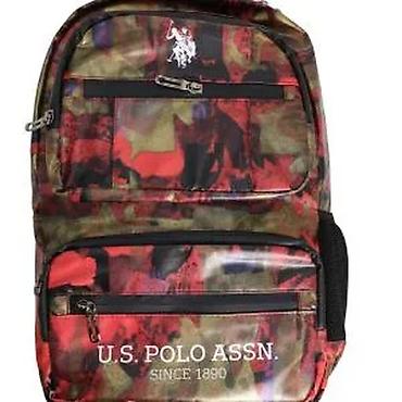 korpə cantası: U.S. Polo Assn. 21119 Məktəbli Çantası - Dizayn: Qırmızı tonların — 1