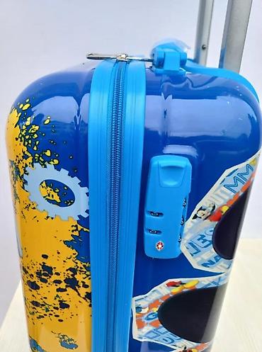 Rančevi, torbe i koferi: Dečiji kofer na točkiće – motiv Mickey Mouse - Tvrda školjka sa — 5