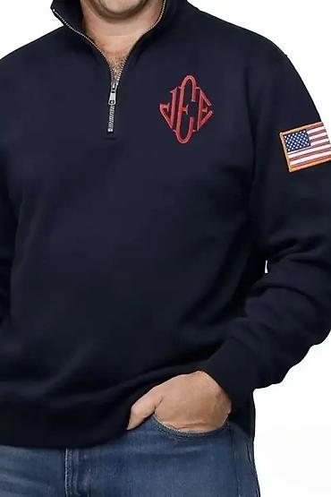 pull and: Мужская толстовка, 2XL, Новый, цвет - Синий, Самовывоз — 4