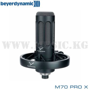 Стойки для музыкальных инструментов: Динамический микрофон Beyerdynamic M 70 PRO X Динамический