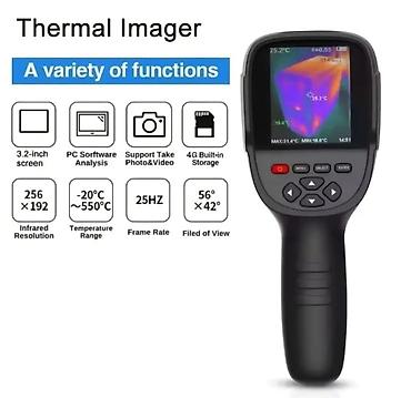 Digər ölçmə cihazları: Termal görüntü kamerası. Model: HTI HT-18+ Temperaturu ölçmək və — 1