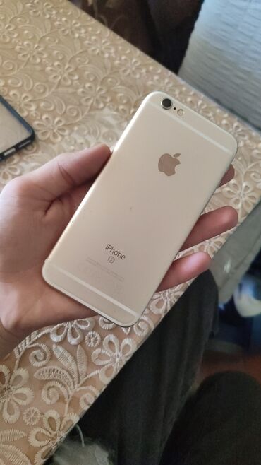 düyməli telefonlar: IPhone 6s, 16 GB, Qızılı, Qırıq