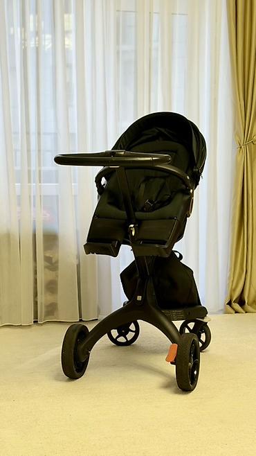 коляскалар: Коляска, Stokke, цвет - Черный, Б/у, Самовывоз — 3