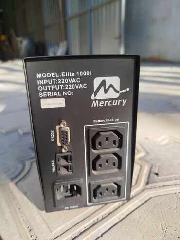 блоки питания 80 plus gold: Источник бесперебойного питания Mercury Elite 1000i в черном корпусе