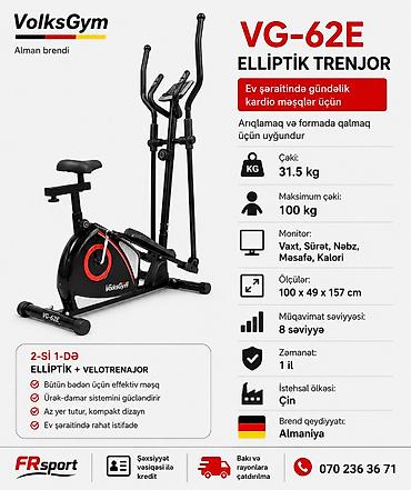 💥 velotrenajor, elliptik velotrenajor ✅ 7/24 əlaqə saxlaya