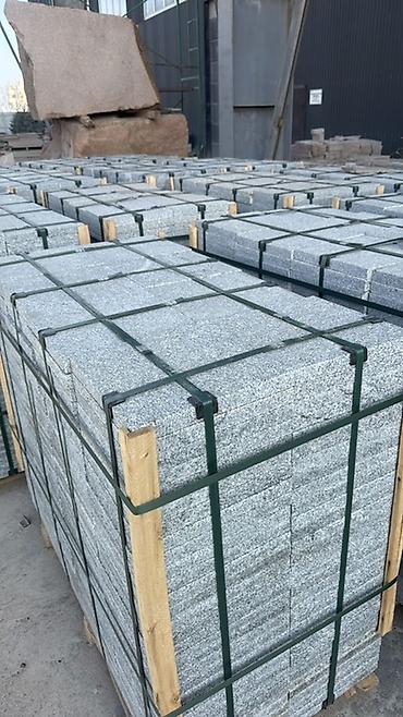 Фасадные гранитные плитки: Гранитные бордюры/плитняк для благоустройства - Материал: натуральный — 3